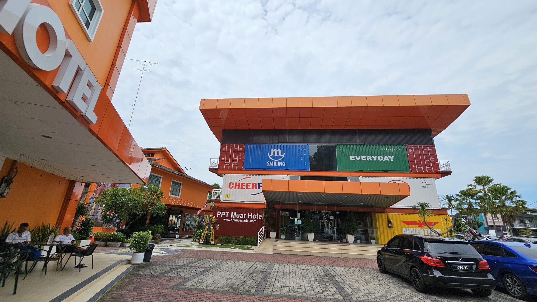 Sleep in a shipping container, wake up in the heart of Muar
